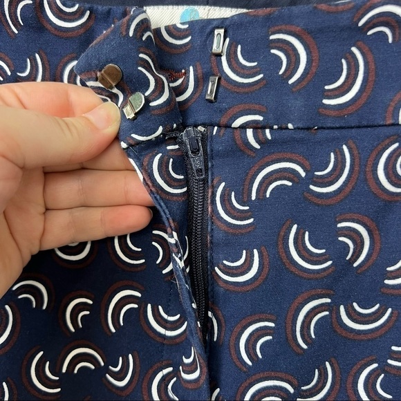 Boden Richmond 7/8 Rainbow Arc Ankle Pants Sz 14L - Picture 5 of 8